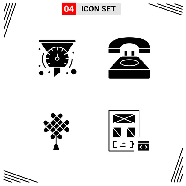 Conjunto Iconos Creativos Universales Simplemente Vector Ilustraciones Para Aplicaciones Web — Vector de stock