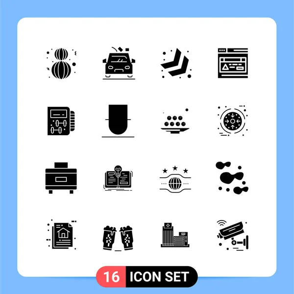 Conjunto Iconos Creativos Universales Simplemente Vector Ilustraciones Para Aplicaciones Web — Vector de stock