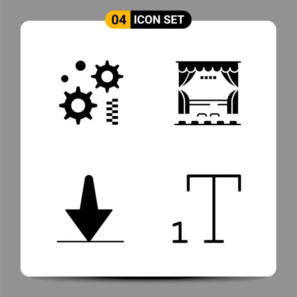 Set Universeller Kreativer Symbole Einfach Vektorillustrationen Für Web Und Mobile — Stockvektor