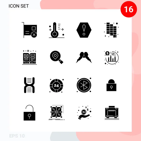 Set Universal Creative Icons Simply Vector Illustrations Web Mobile Apps — Stock Vector