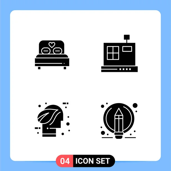 Conjunto Iconos Creativos Universales Simplemente Vector Ilustraciones Para Aplicaciones Web — Vector de stock