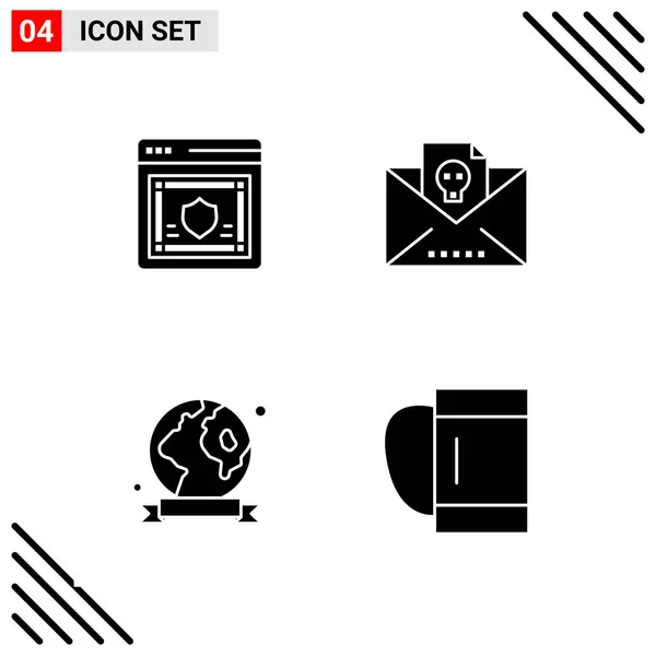 Conjunto Iconos Creativos Universales Simplemente Vector Ilustraciones Para Aplicaciones Web — Vector de stock