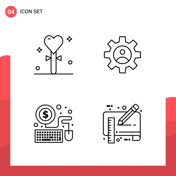 Set of 16 Universal Icons Business Vector — 스톡 벡터