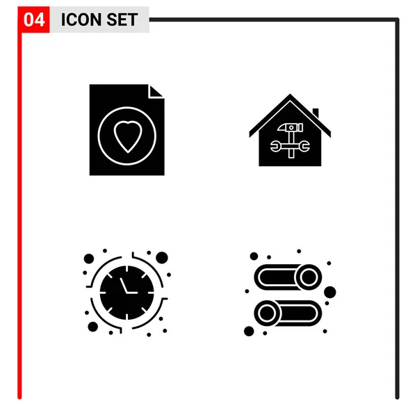 Set Universal Creative Icons Simply Vector Illustrations Web Mobile Apps — Stock Vector