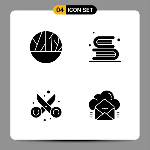 Set Universal Creative Icons Simply Vector Illustrations Web Mobile Apps — Stock Vector