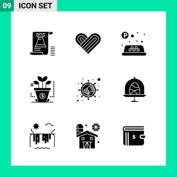 Conjunto Iconos Creativos Universales Simplemente Vector Ilustraciones Para Aplicaciones Web — Vector de stock