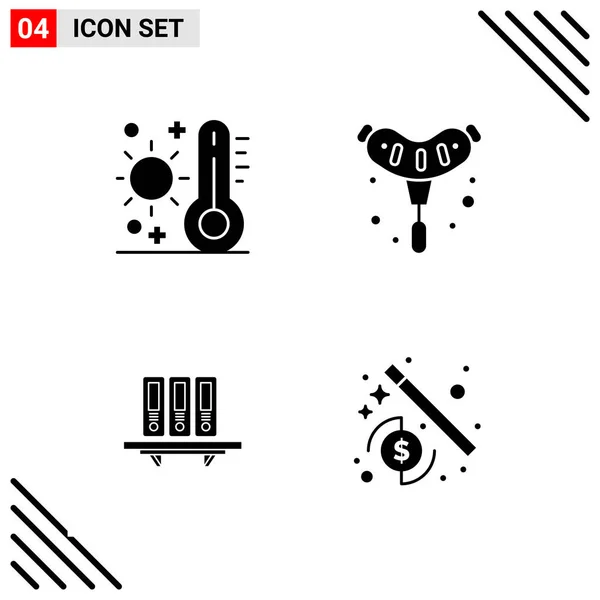 Set Universal Creative Icons Simply Vector Illustrations Web Mobile Apps — Stock Vector