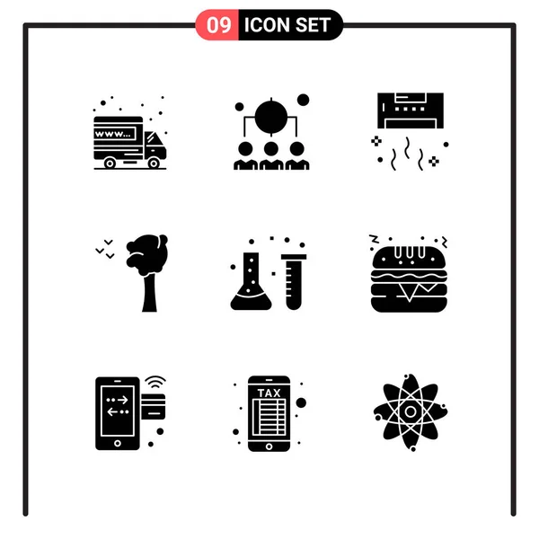 Conjunto Iconos Creativos Universales Simplemente Vector Ilustraciones Para Aplicaciones Web — Archivo Imágenes Vectoriales