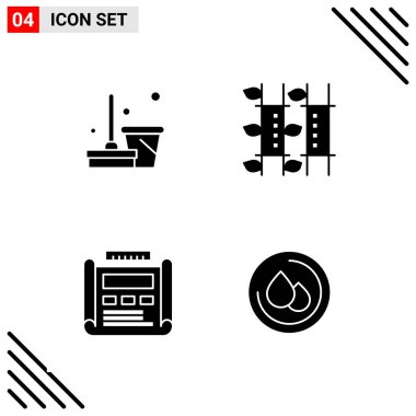 Evrensel yaratıcı simgeler kümesi, web ve mobil uygulamalar ve projeler için basit vektör illüstrasyonları 