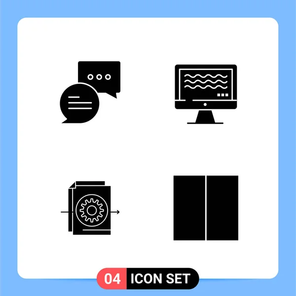 Set of 25 Universal Business Icons Vector — Stock Vector