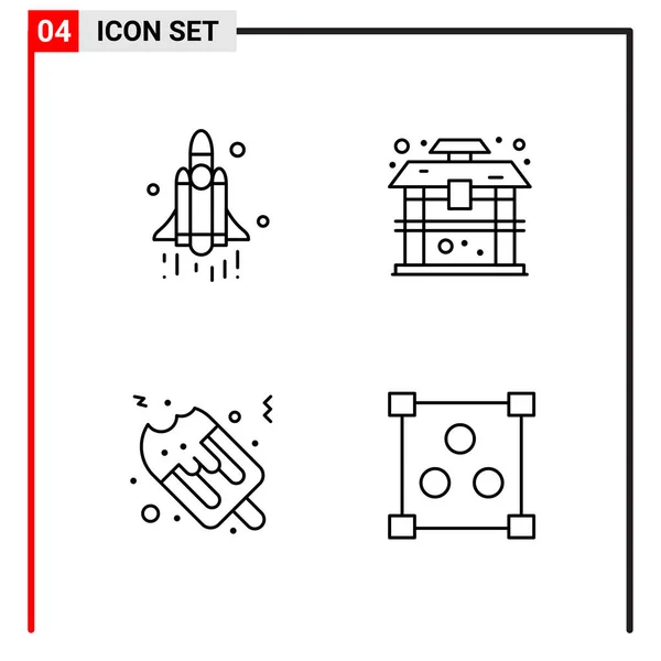 Set van 16 universele Pictogrammen Business Vector — Stockvector