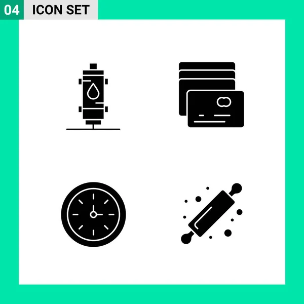 Conjunto Iconos Creativos Universales Simplemente Vector Ilustraciones Para Aplicaciones Web — Archivo Imágenes Vectoriales