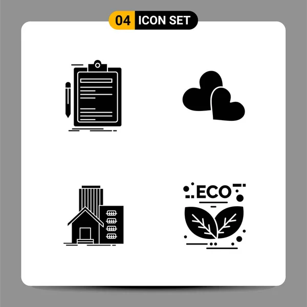 Conjunto Iconos Creativos Universales Simplemente Vector Ilustraciones Para Aplicaciones Web — Vector de stock