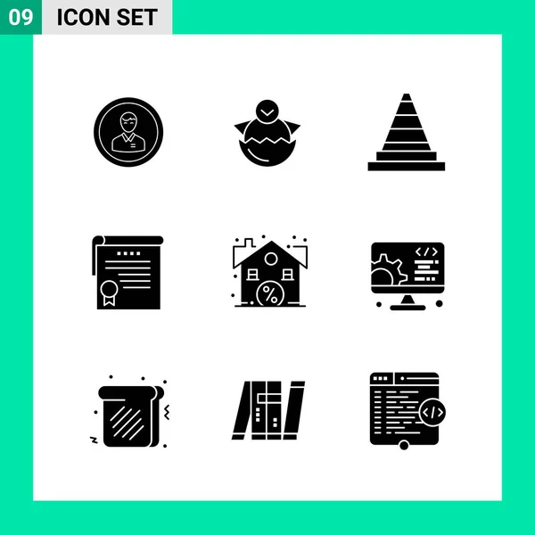 Conjunto Iconos Creativos Universales Simplemente Vector Ilustraciones Para Aplicaciones Web — Archivo Imágenes Vectoriales