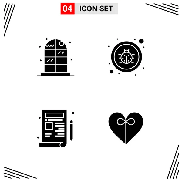 Conjunto Iconos Creativos Universales Simplemente Vector Ilustraciones Para Aplicaciones Web — Vector de stock