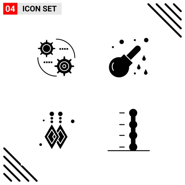 Conjunto Iconos Creativos Universales Simplemente Vector Ilustraciones Para Aplicaciones Web — Vector de stock