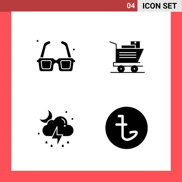 Set Universal Creative Icons Simply Vector Illustrations Web Mobile Apps — Stock Vector