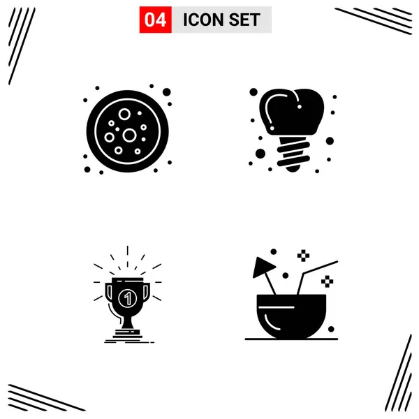 Conjunto Iconos Creativos Universales Simplemente Vector Ilustraciones Para Aplicaciones Web — Vector de stock