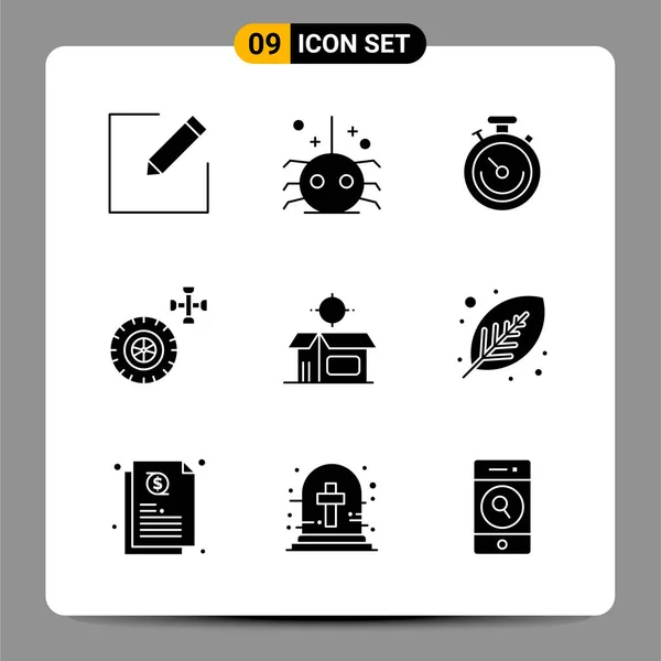 Set Universal Creative Icons Simply Vector Illustrations Web Mobile Apps — Stock Vector