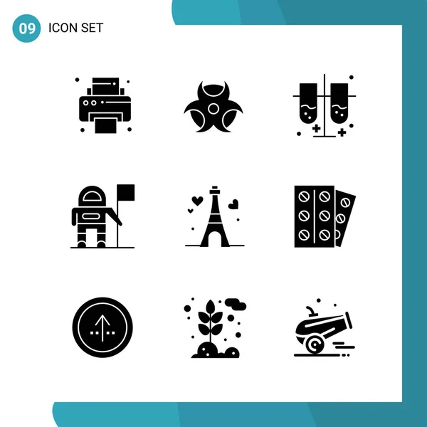 Conjunto Iconos Creativos Universales Simplemente Vector Ilustraciones Para Aplicaciones Web — Archivo Imágenes Vectoriales