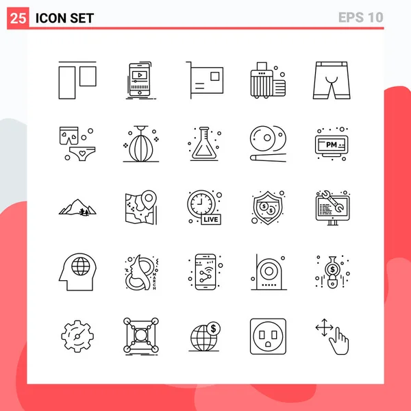 Set of 16 Universal Icons Business Vector — Stock Vector