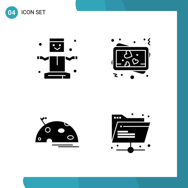 Set of 16 Universal Icons Business Vector — Stock Vector