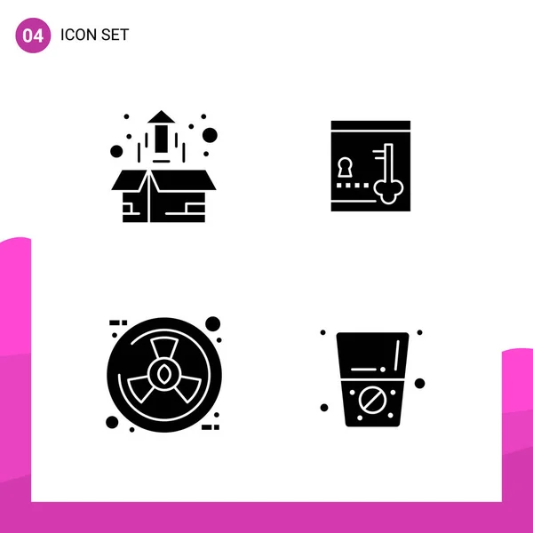 Set Universal Creative Icons Simply Vector Illustrations Web Mobile Apps — Stock Vector