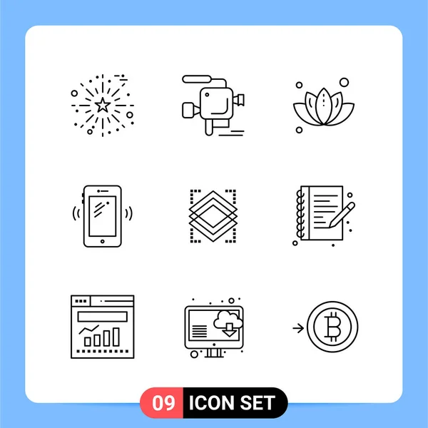 Set of 25 Universal Business Icons Vector — Stock Vector