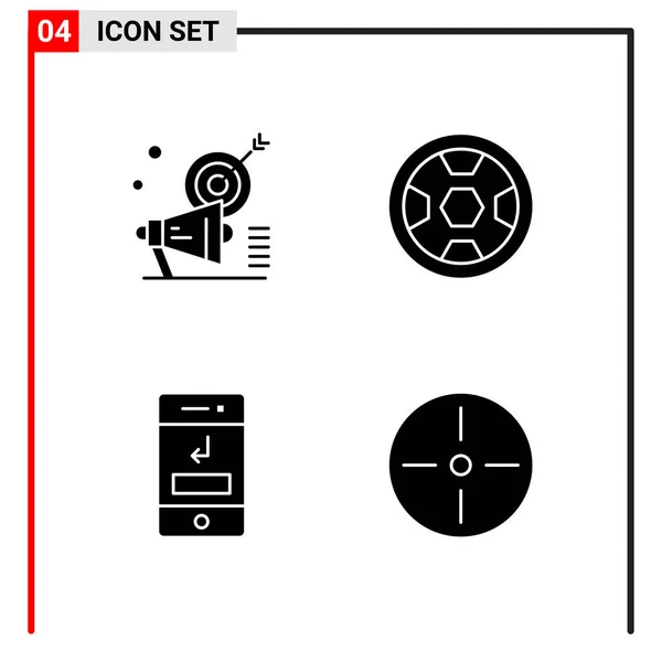 Set Universal Creative Icons Simply Vector Illustrations Web Mobile Apps — Stock Vector