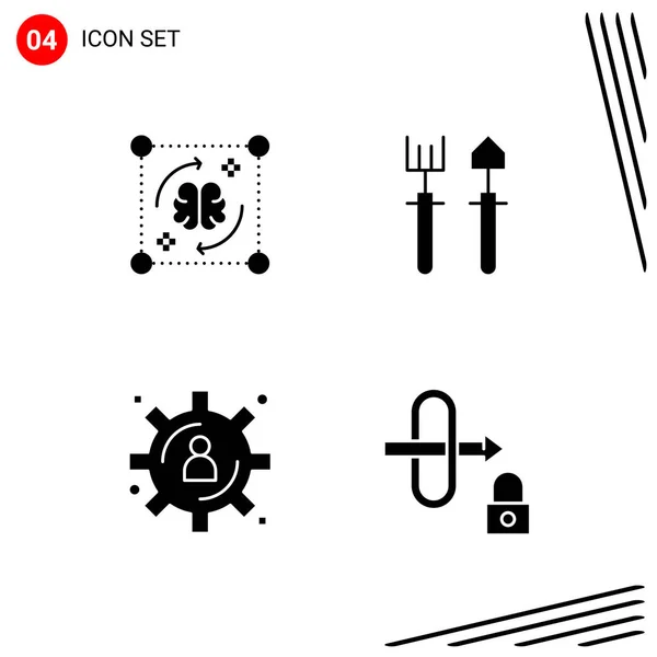 Set Universal Creative Icons Simply Vector Illustrations Web Mobile Apps — Stock Vector