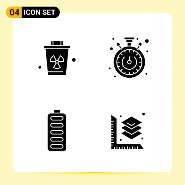 Conjunto Iconos Creativos Universales Simplemente Vector Ilustraciones Para Aplicaciones Web — Archivo Imágenes Vectoriales