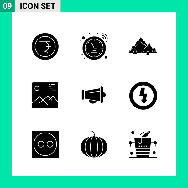 Conjunto Iconos Creativos Universales Simplemente Vector Ilustraciones Para Aplicaciones Web — Vector de stock