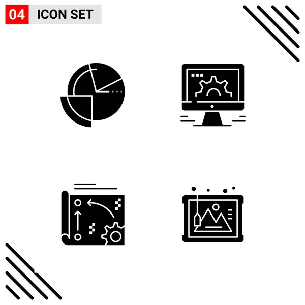 Set of 25 Universal Business Icons Vector — Stock Vector