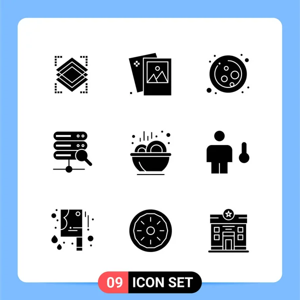 Conjunto Iconos Creativos Universales Simplemente Vector Ilustraciones Para Aplicaciones Web — Vector de stock