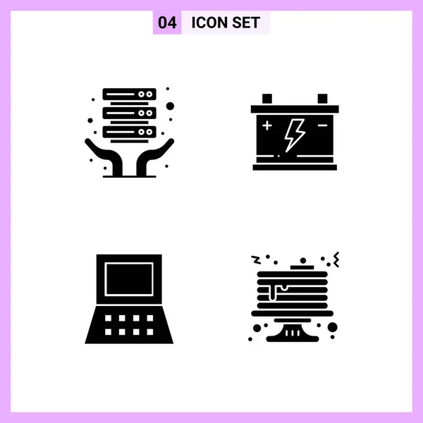 Set Universal Creative Icons Simply Vector Illustrations Web Mobile Apps — Stock Vector