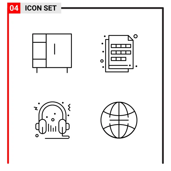 Set of 25 Universal Business Icons Vector — Stock Vector