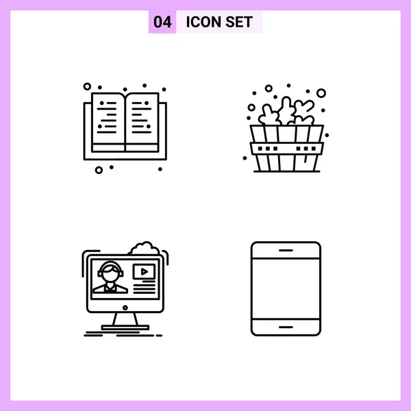 Conjunto de 16 iconos universales Vector de negocios — Archivo Imágenes Vectoriales