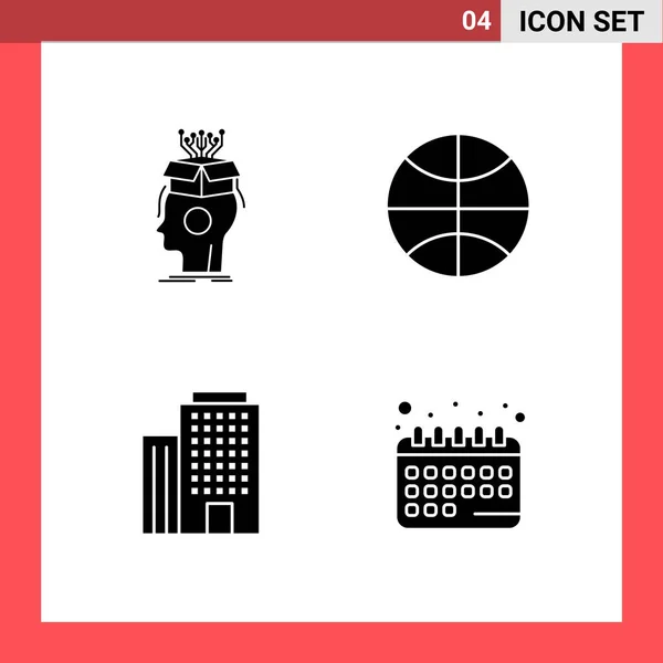 Conjunto Iconos Creativos Universales Simplemente Vector Ilustraciones Para Aplicaciones Web — Vector de stock