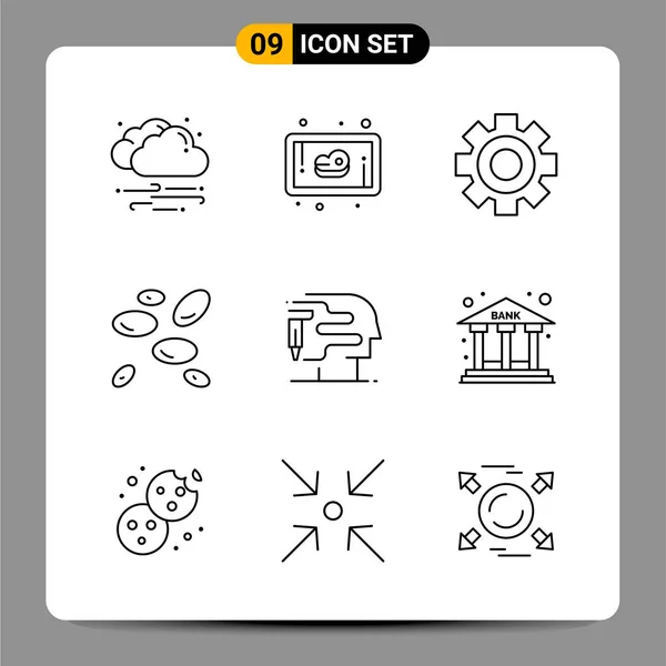 Set of 25 Universal Business Icons Vector — Stock Vector