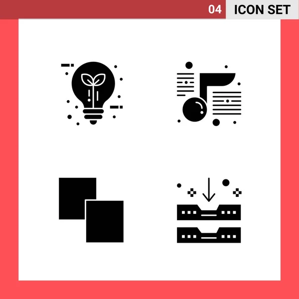 Conjunto Iconos Creativos Universales Simplemente Vector Ilustraciones Para Aplicaciones Web — Vector de stock