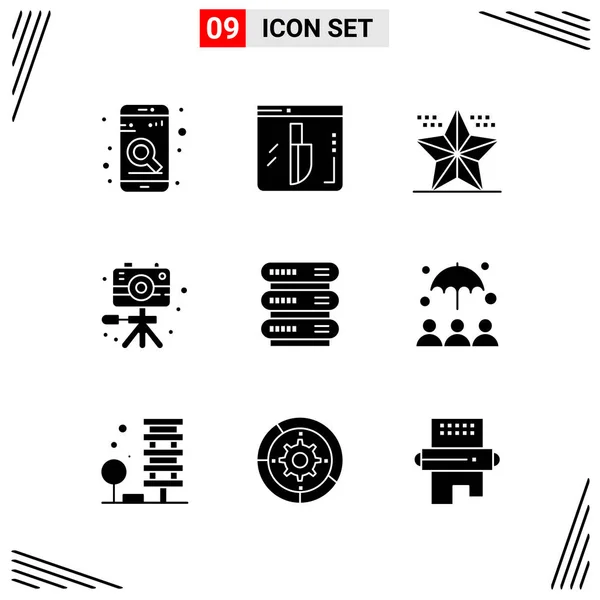 Set de 25 iconos de negocio universales Vector — Vector de stock