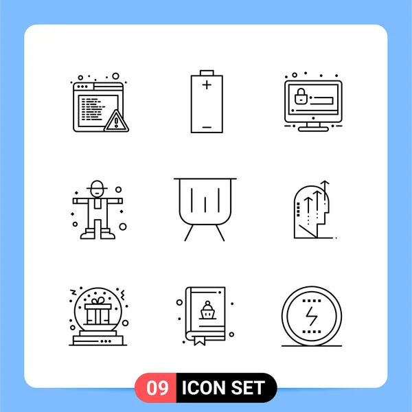 Set de 25 iconos de negocio universales Vector — Vector de stock