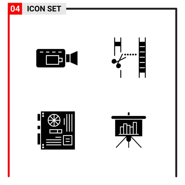 Set Universal Creative Icons Simply Vector Illustrations Web Mobile Apps — Stock Vector