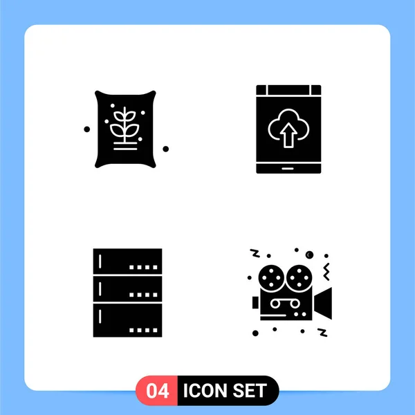 Conjunto Iconos Creativos Universales Simplemente Vector Ilustraciones Para Aplicaciones Web — Vector de stock