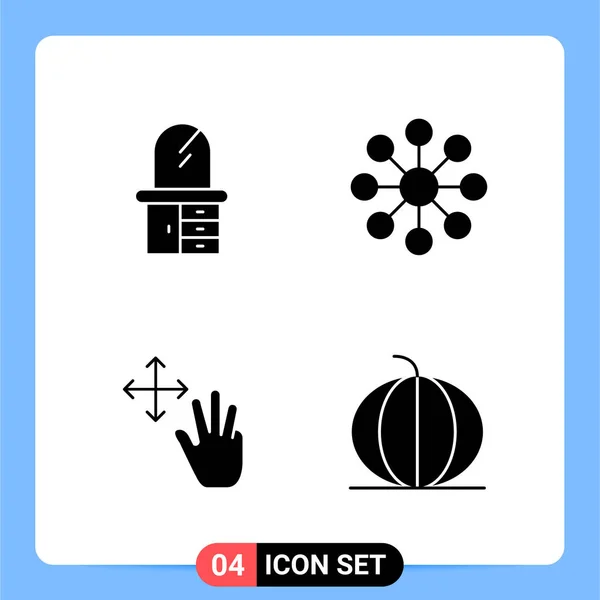 Set Universal Creative Icons Simply Vector Illustrations Web Mobile Apps — Stock Vector