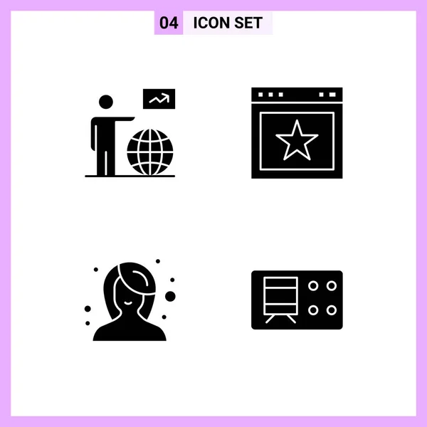 Set Universal Creative Icons Simply Vector Illustrations Web Mobile Apps — Stock Vector