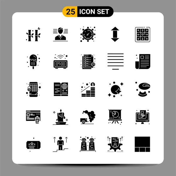 Conjunto Iconos Creativos Universales Simplemente Vector Ilustraciones Para Aplicaciones Web — Vector de stock