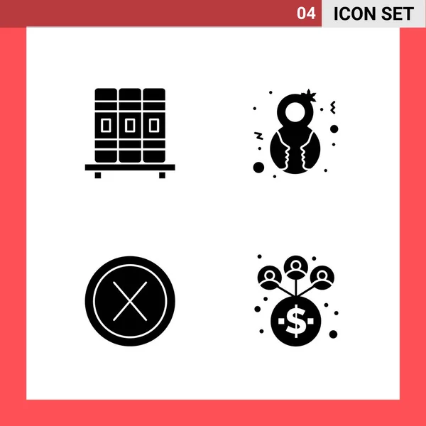 Conjunto Iconos Creativos Universales Simplemente Vector Ilustraciones Para Aplicaciones Web — Archivo Imágenes Vectoriales