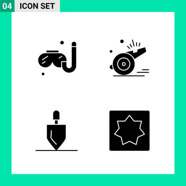 Conjunto Iconos Creativos Universales Simplemente Vector Ilustraciones Para Aplicaciones Web — Vector de stock