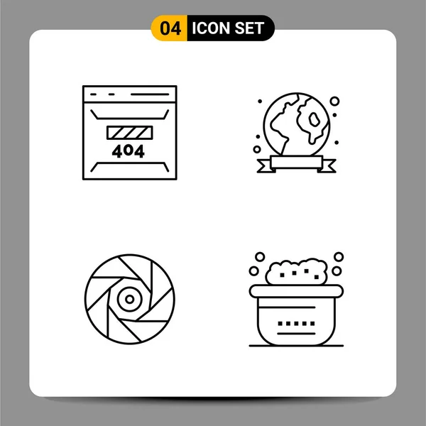 Set de 25 iconos de negocio universales Vector — Vector de stock